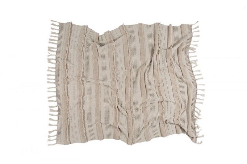Lorena Canals Kuscheldecke Baumwolle Air 125 x 150 cm - Dune white