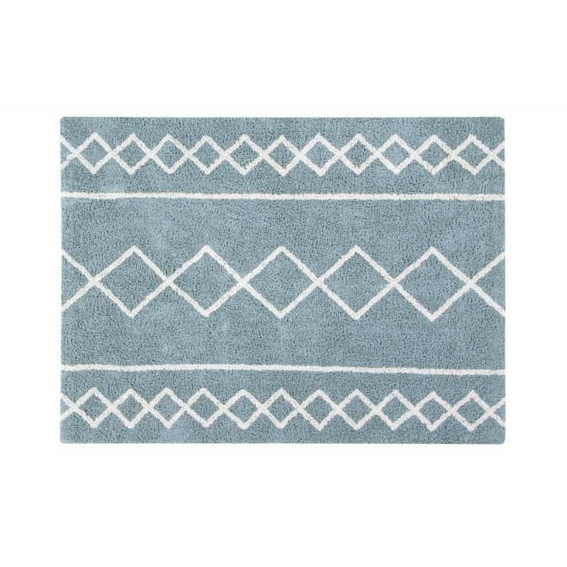 Lorena Canals Back To Basics Oasis Natural 120 X 160 cm  - Vintage blue