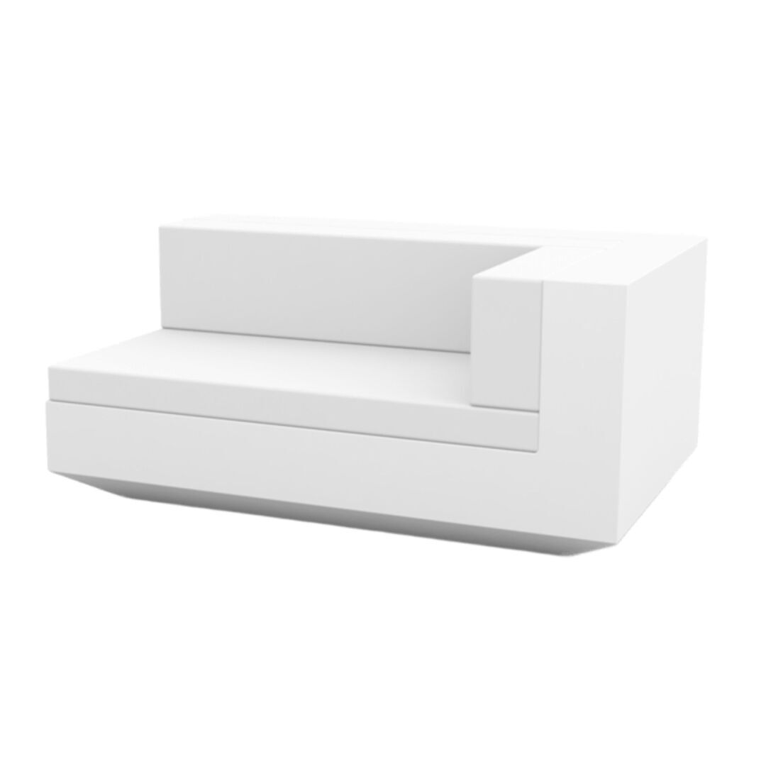 Vondom Vondom Vela - Right Chaise Longue White, Basic 