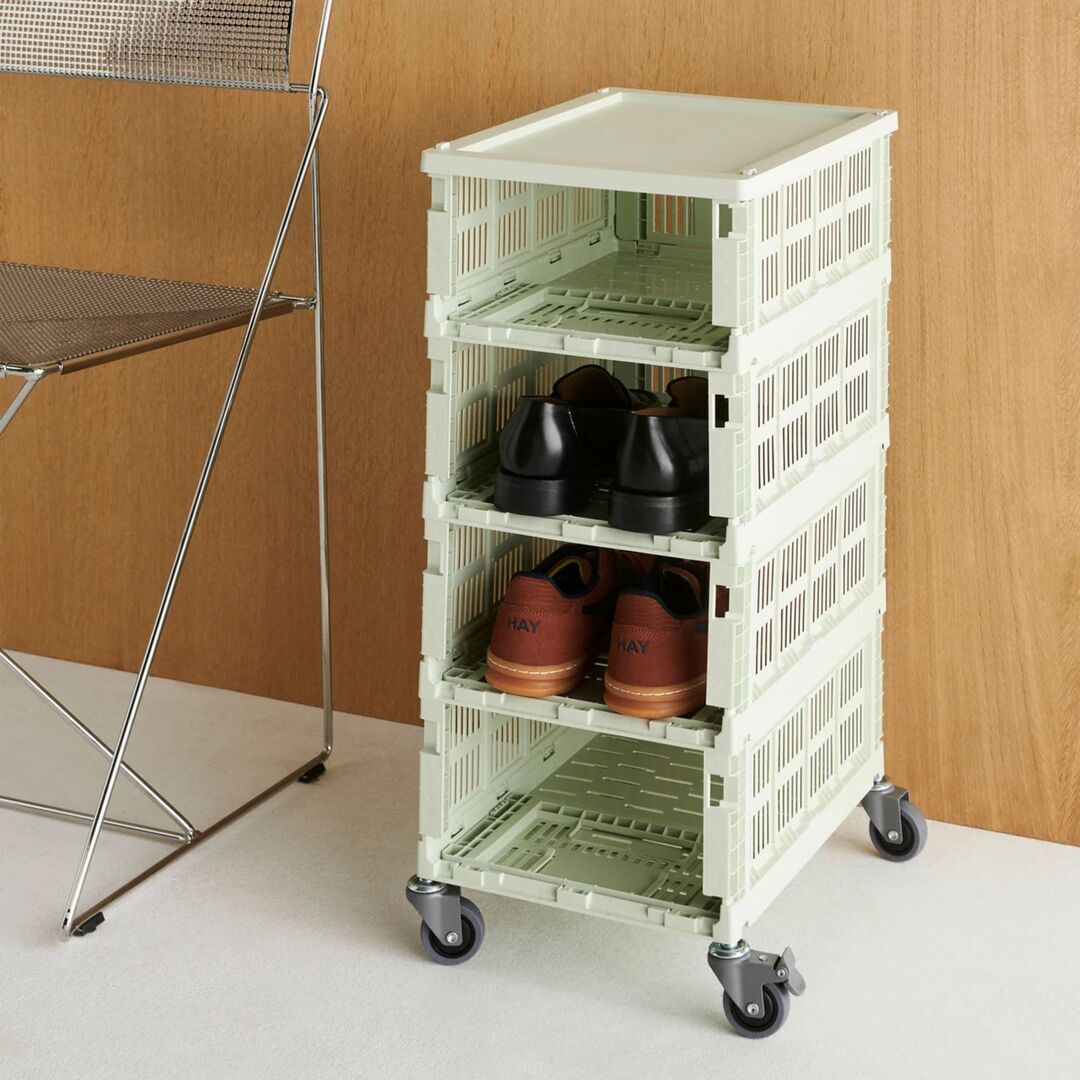 Hay HAY Colour Crate M Off-White, B: 26.5 cm / L: 34.5 cm / H: 14 cm 