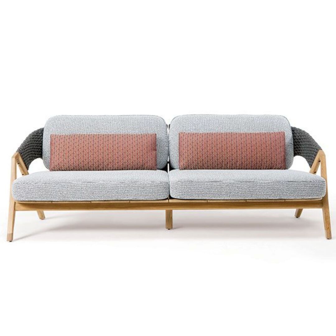 Ethimo 3 Sitzer Sofa Knit von Ethimo Teakholz