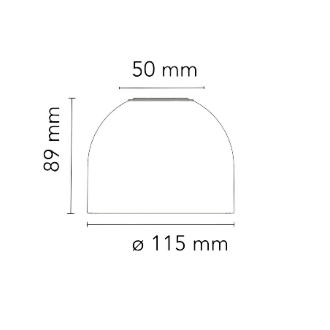 Flos Deckeleuchte / Wandleuchte Wan von Flos