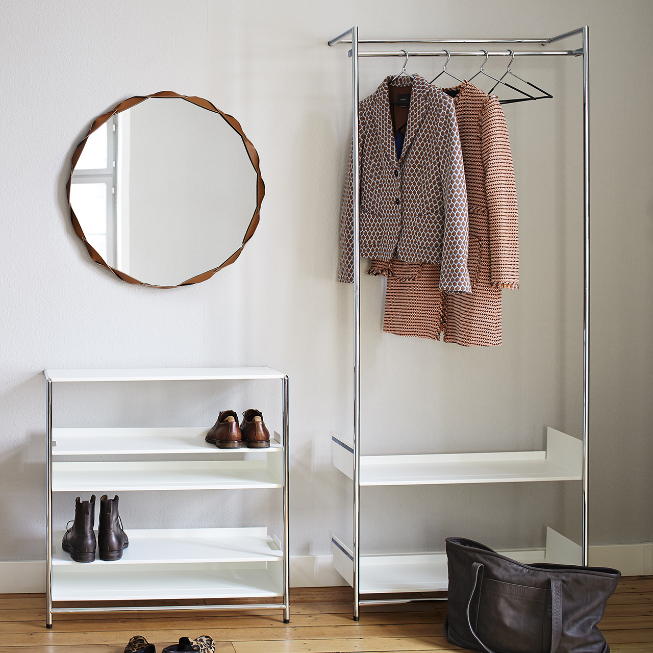 Garderobe Comba Chrom Mox
