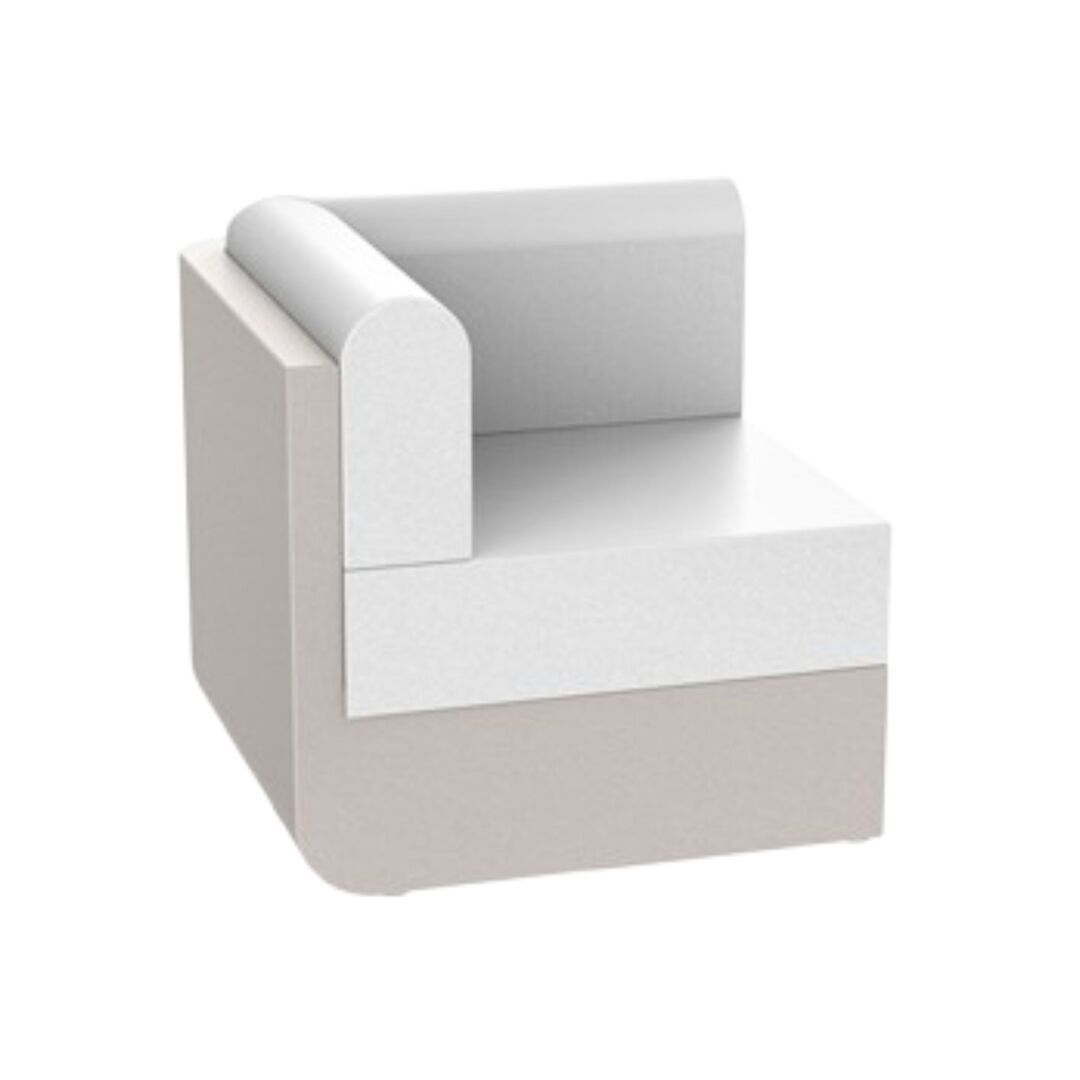 Vondom Vondom Ulm - Sectional Sofa Corner Ecru, Basic 