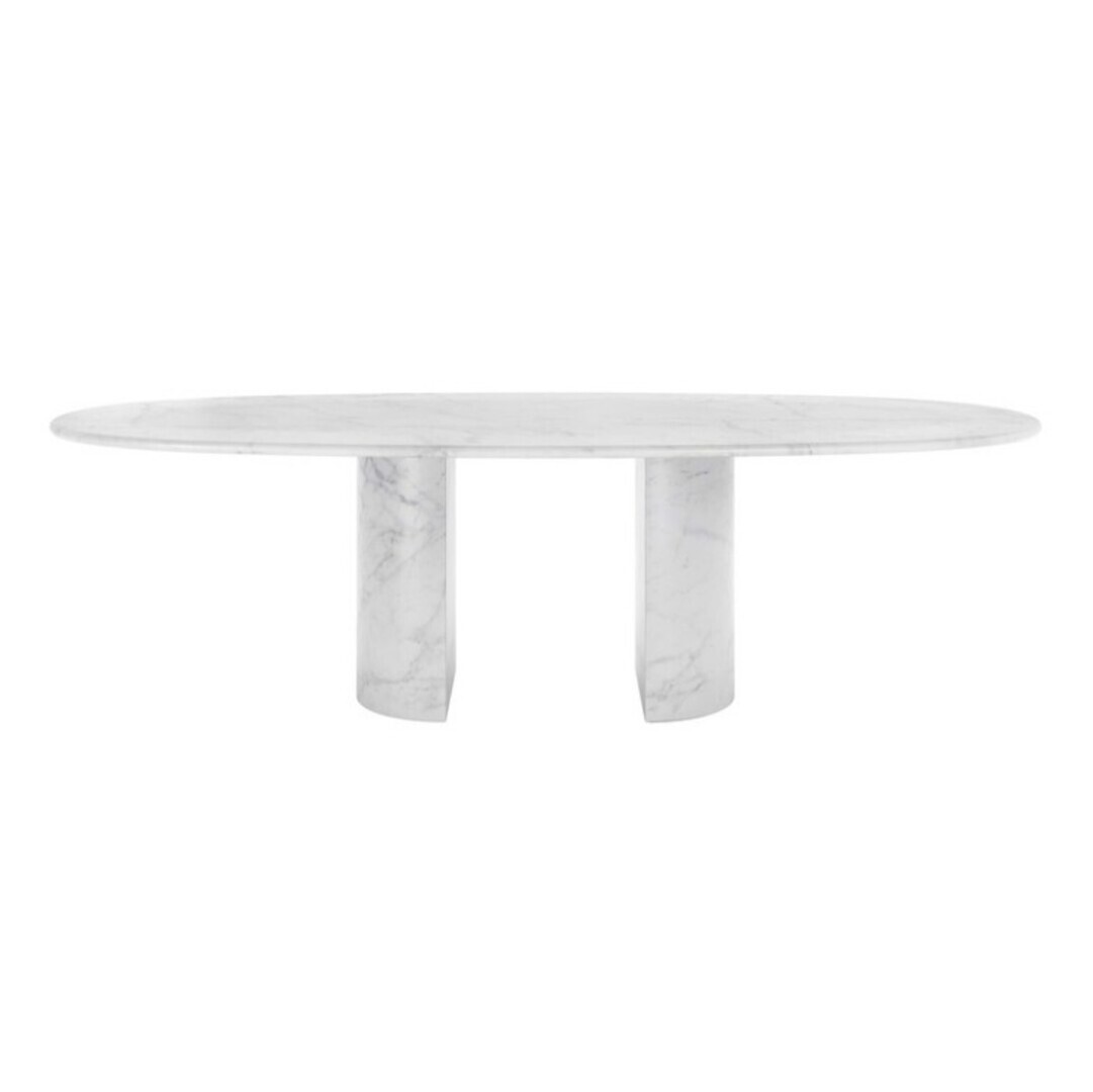 Cappellini Dolmen White Carrara 521