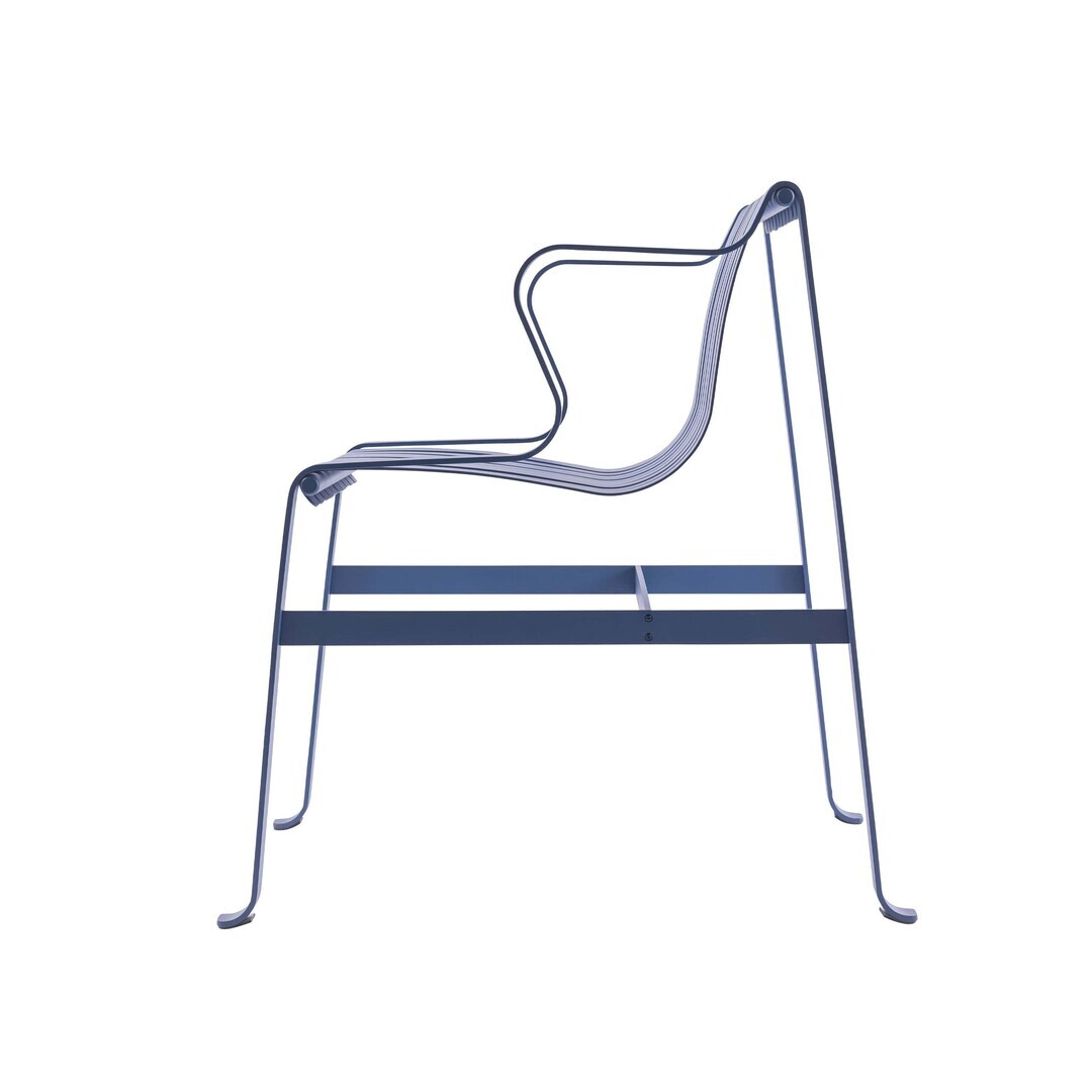 Cappellini Vendicari Lido Armchair OC2 Violett Blau - RAL 5000