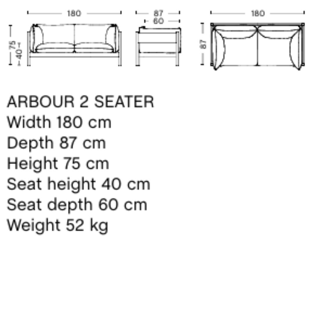 HAY HAY ARBOUR ECO 2 SEATER Yuma - 1010 / Walnuss Geölte