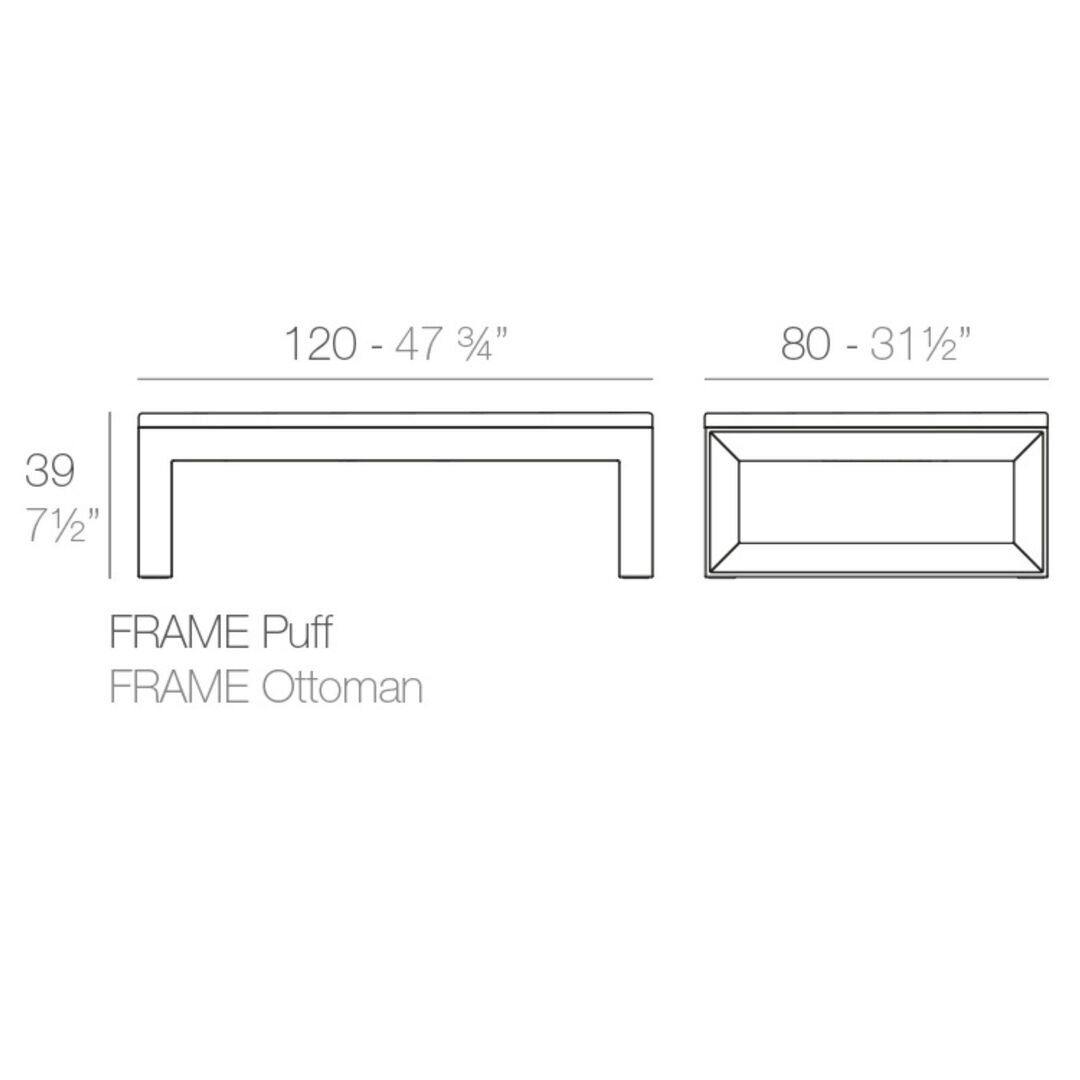 Vondom Vondom Frame - Ottoman Tisch
