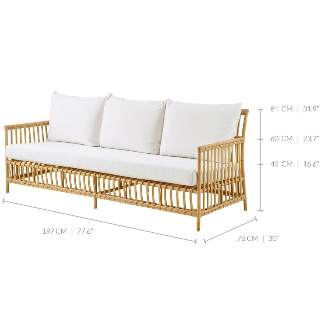 Sika-Design Caroline 3-Sitzer Sofa von Sika-Design