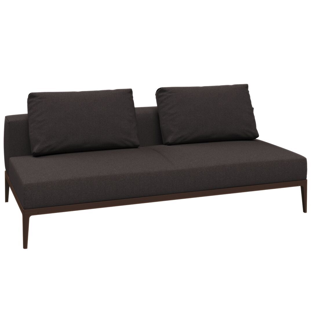 Gloster Gloster Grid Centre Unit - Mittelelement Java, Ground Charcoal
