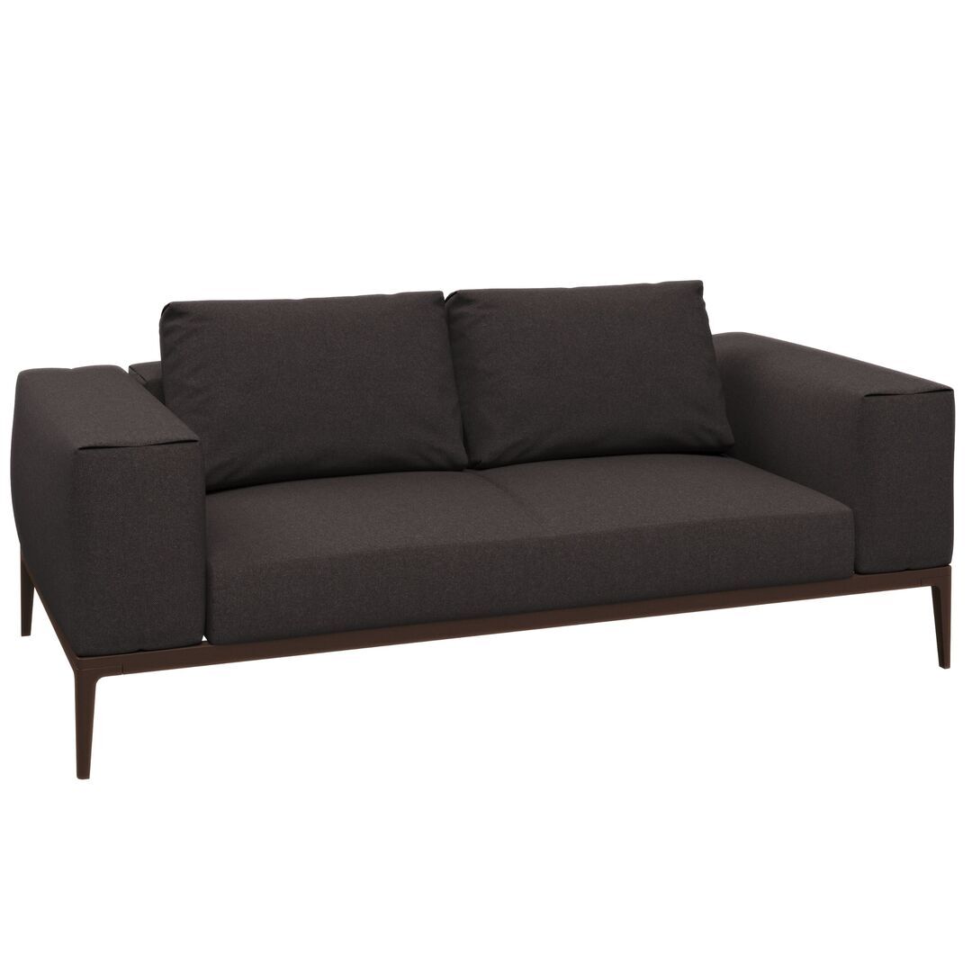 Gloster Gloster Grid Sofa Java, Ground Charcoal