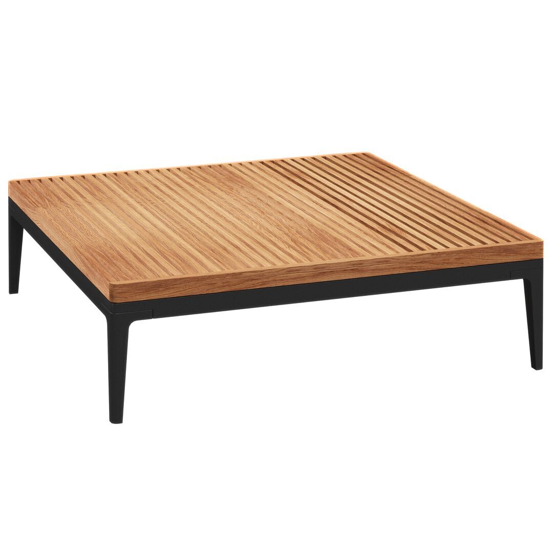 Gloster Grid Large Coffee Table Teak - Grosser Couchtisch aus Teakholz Meteor
