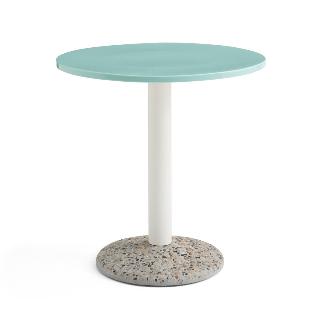 HAY Hay Ceramic Table Ø: 70 cm, Light Mint