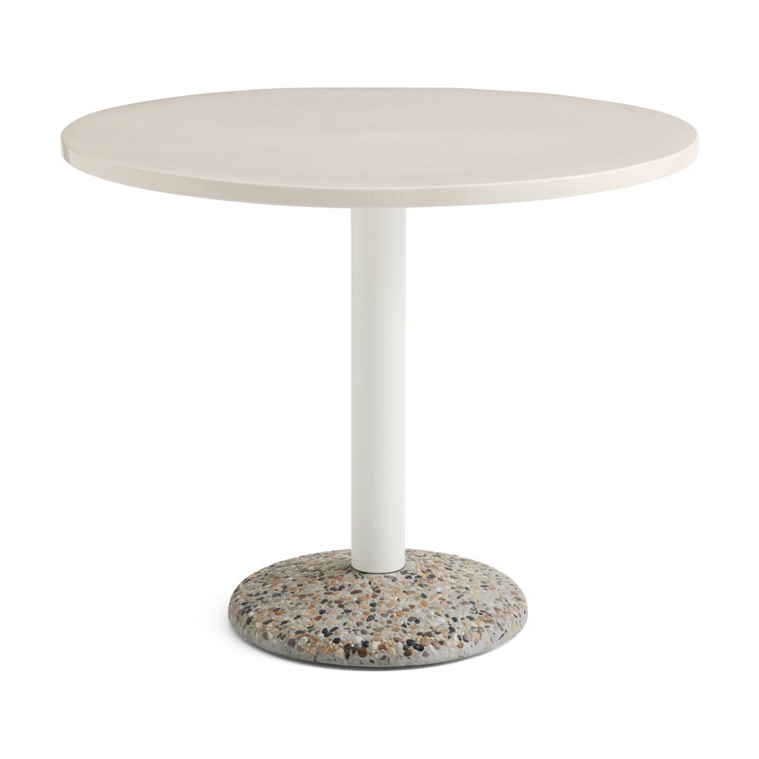 HAY Hay Ceramic Table Ø: 90 cm , Warm White