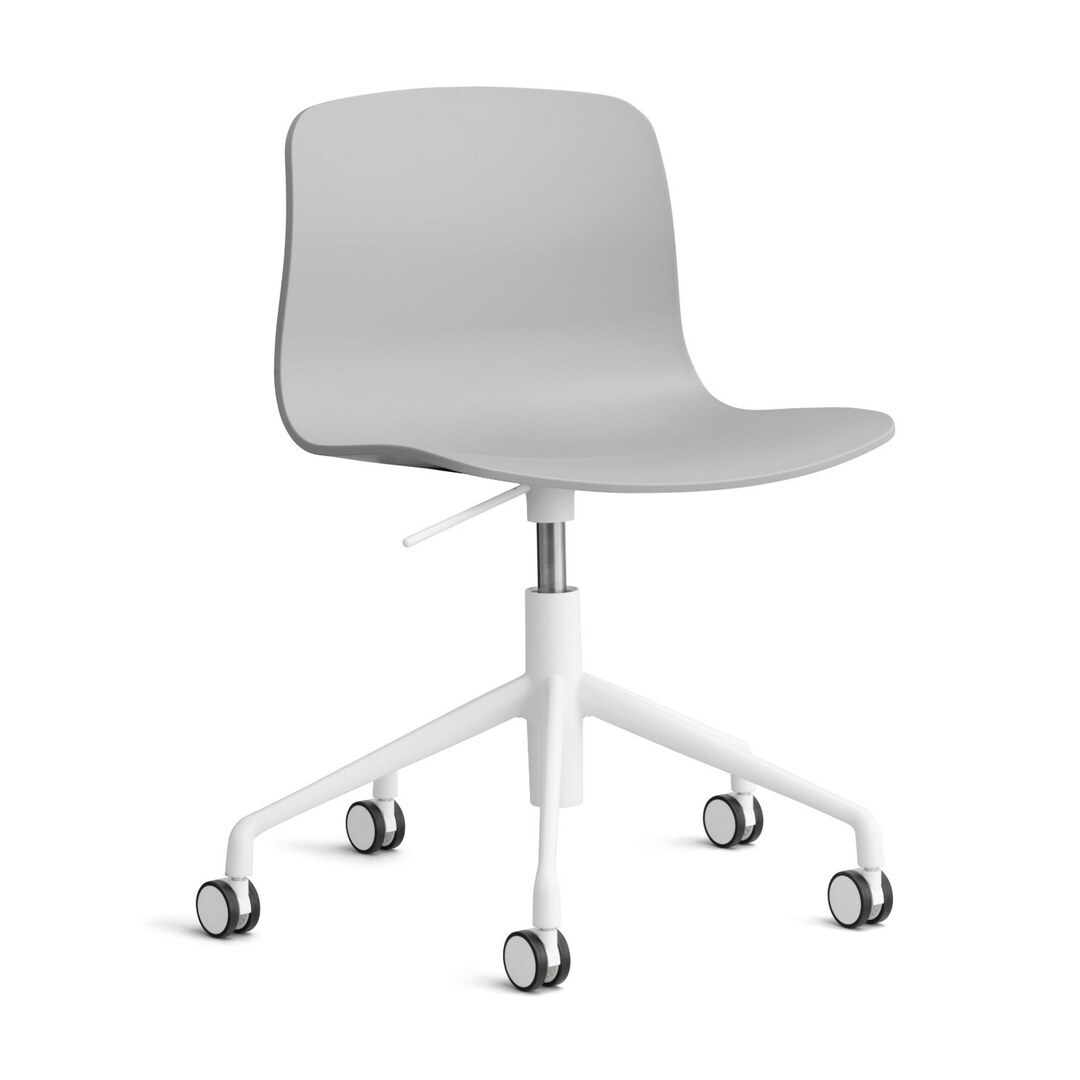 HAY AAC 50 Concrete Grey, Aluminium weiss pulverbeschichtet