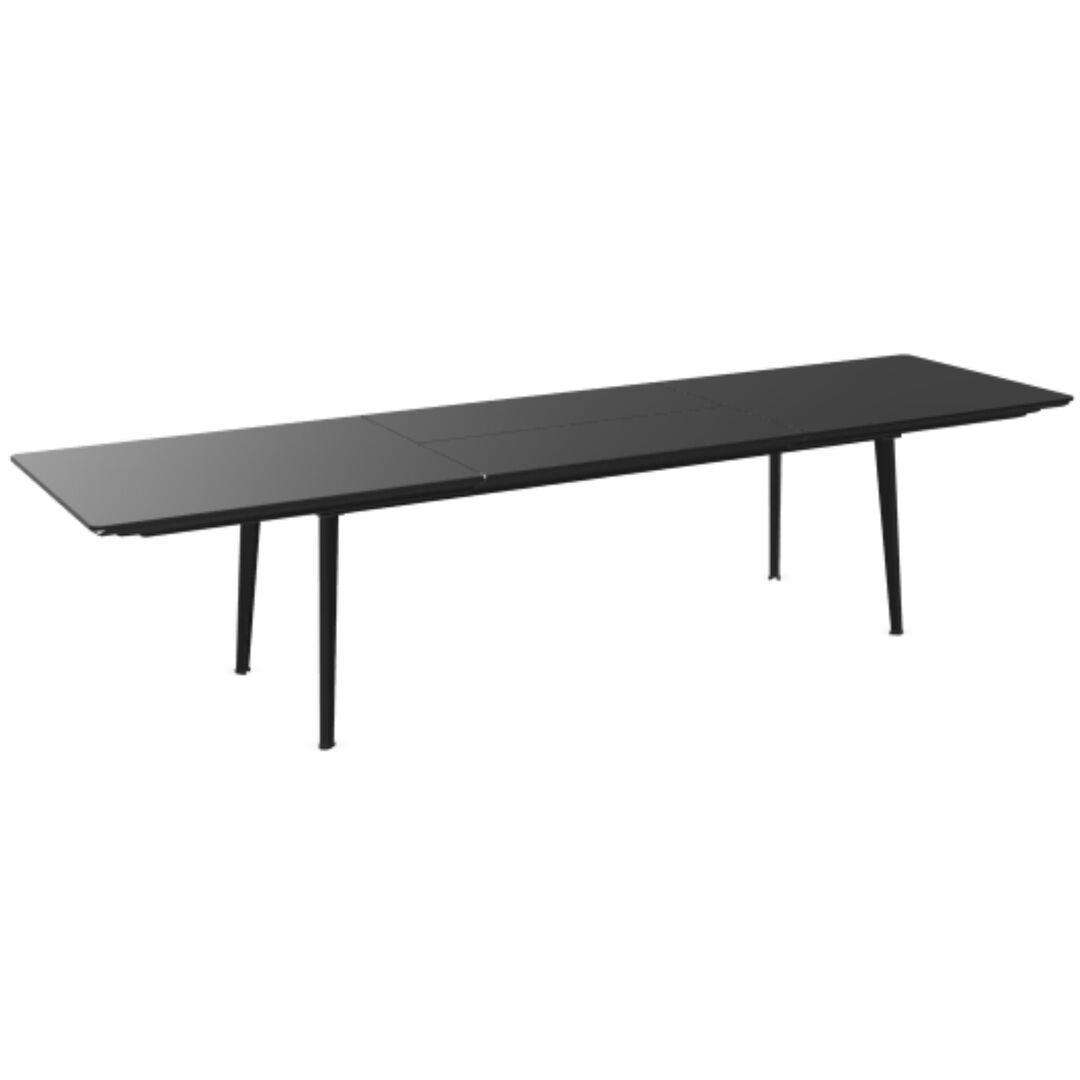 Emu Ausziehtisch Rechteckig Plus4 220+110x90 von Emu 24 Schwarz