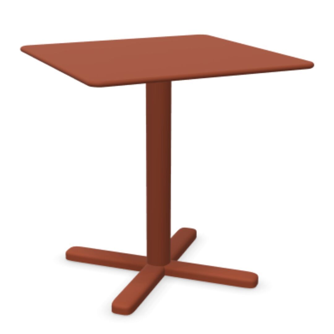Emu Klappbarer Quadratischer Tisch Darwin 70x70 von Emu 26 Ahorn Rot