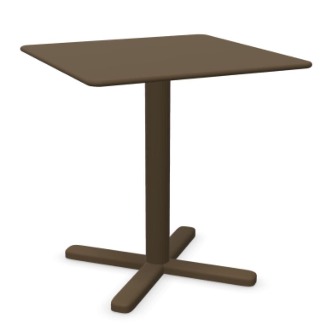 Emu Klappbarer Quadratischer Tisch Darwin 70x70 von Emu 41 Indischbraun