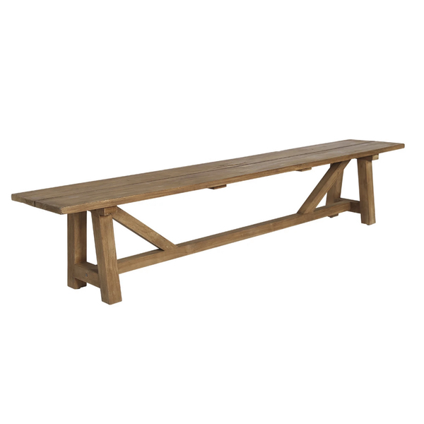 Wooden bench George for the garden