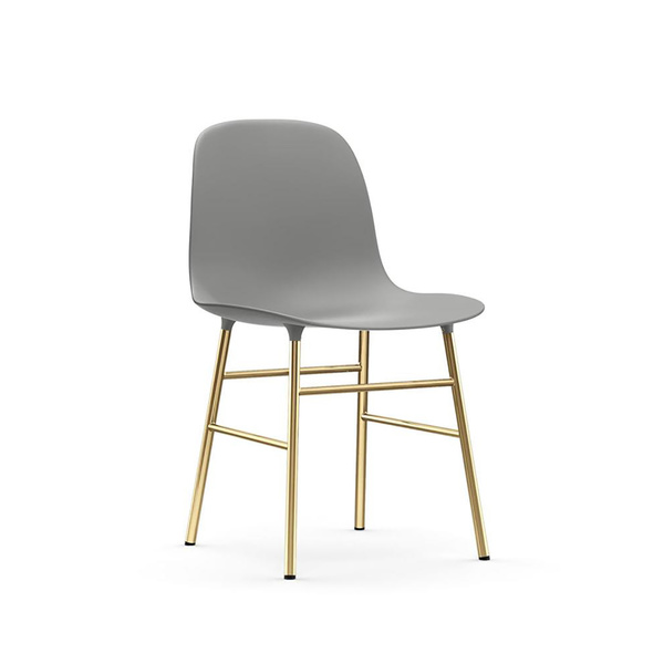 Form Stuhl mit Stahlgestell