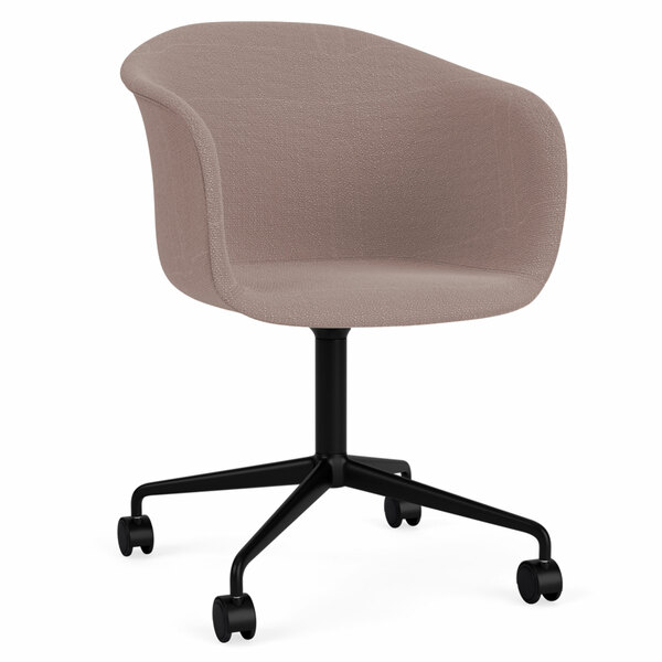 Fauteuil pivotant rembourré Elefy