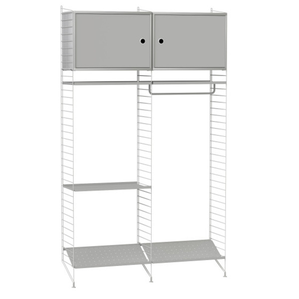 Couloir T – Vestiaire – Configuration des étagères