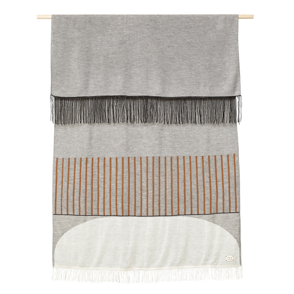 Aymara Alpaca Decke Grau 130 x 190cm