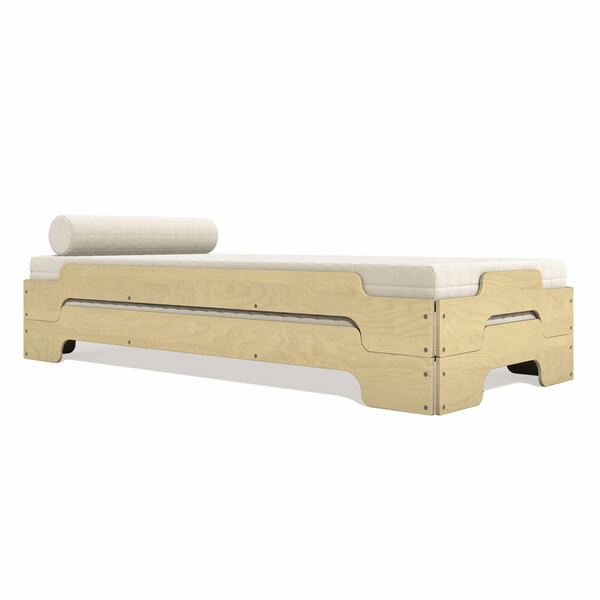 Stapelliege Klassik Holz 2er Set