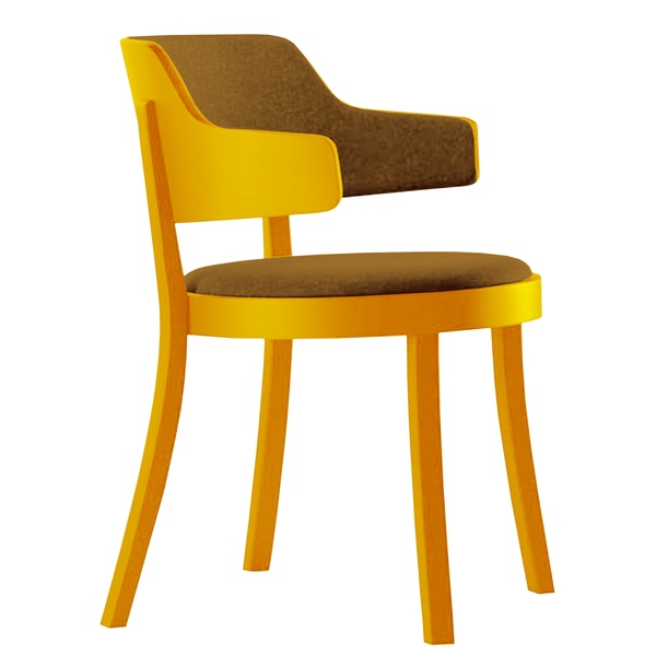 In color: chair Seley with seat & back cushion