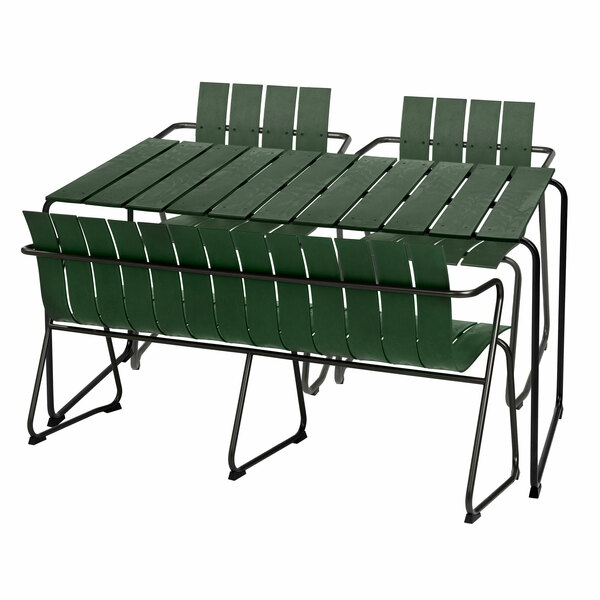 Gartenset Ocean für 4 mit Gartensitzbank