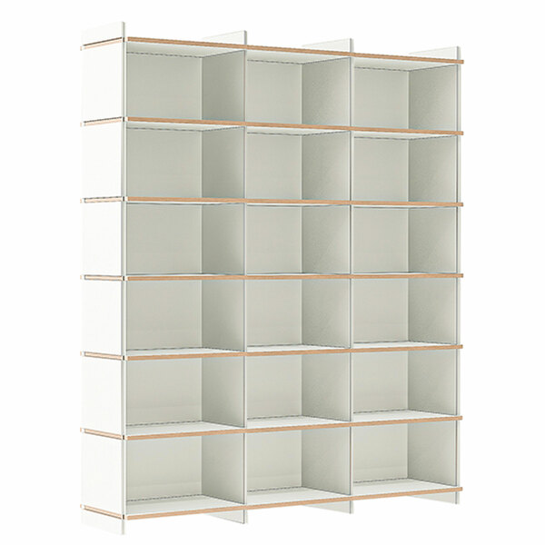 Mehrfach - Regal-Grundmodul sechsfach: 70 x 36 cm, h 225 cm