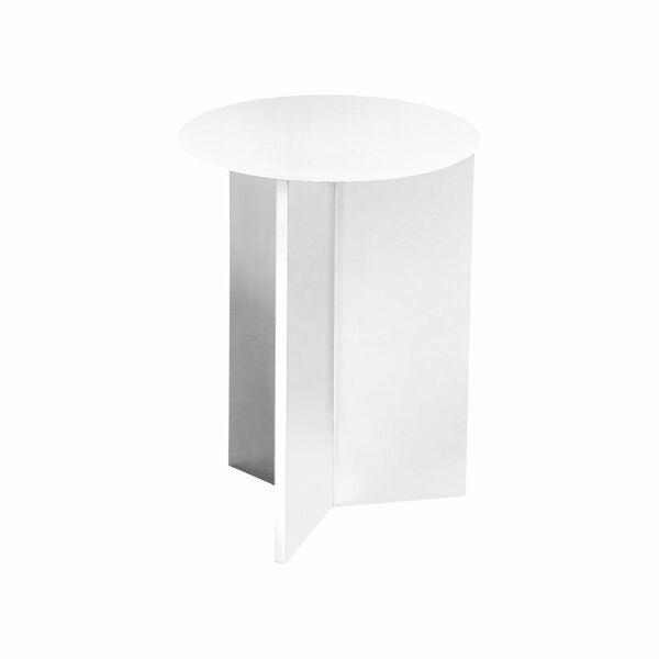 Table d'appoint ronde en métal « Slit »