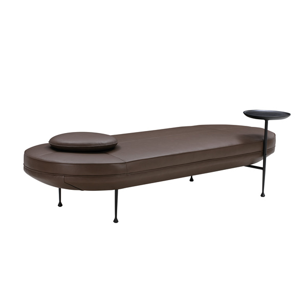 Daybed Canoe aus Leder