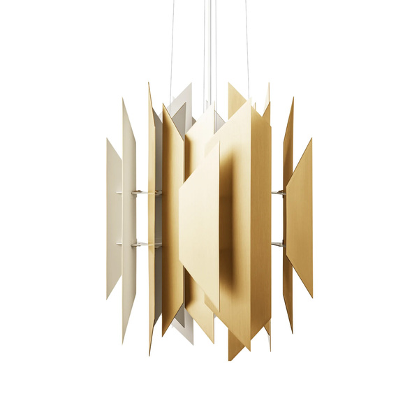 Pendelleuchte Divan 2 Brass aus Messing