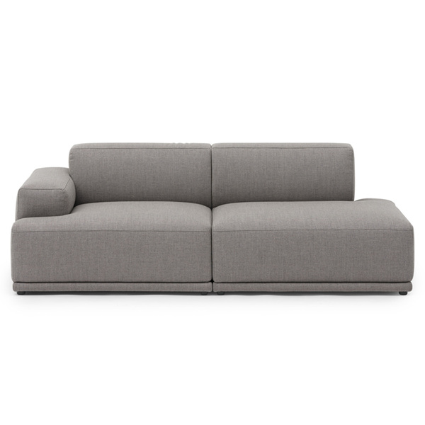 Komfortables Sofa Connect Soft mit offenem Ende rechts