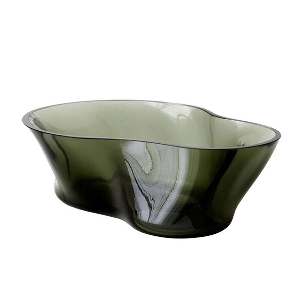 Schale Aer aus Rauchglas