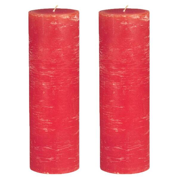 set de 2 bougies de 25cm pour l'avent