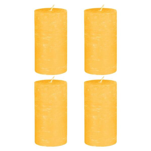 lot de 4 bougies de givre 15cm pour l'avent