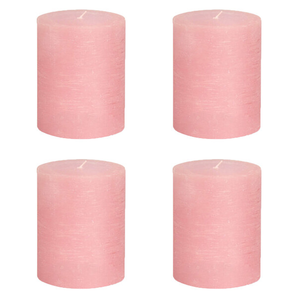 set de 4 bougies de givre 10cm