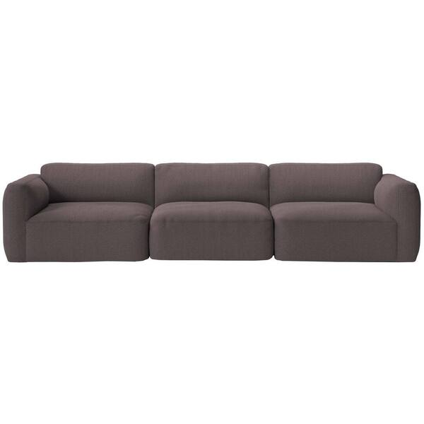 3er-Sofa Develius Mellow in Konfiguration D