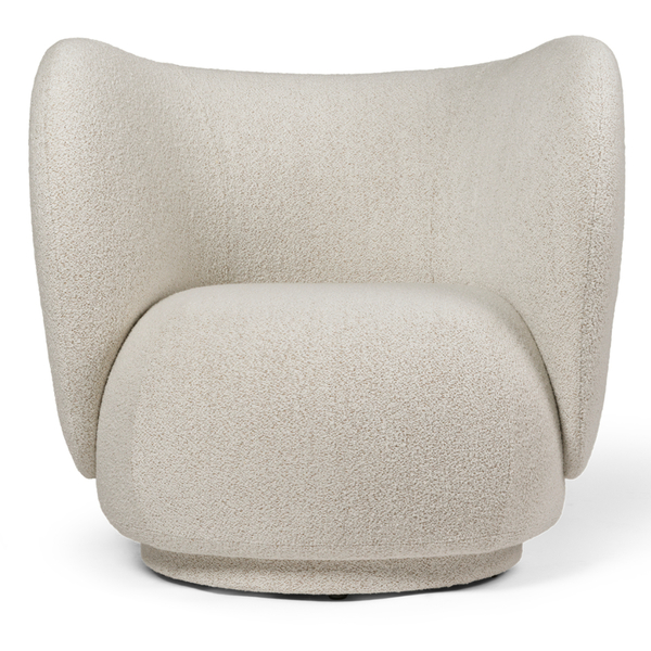 Vente de stock: Fauteuil Rico Lounge Chair Soft Bouclé