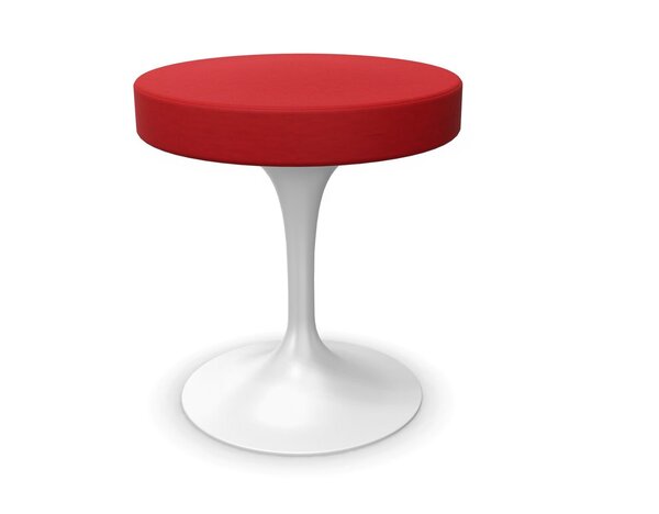 Lagerverkauf: Tulip Hocker in Weiss