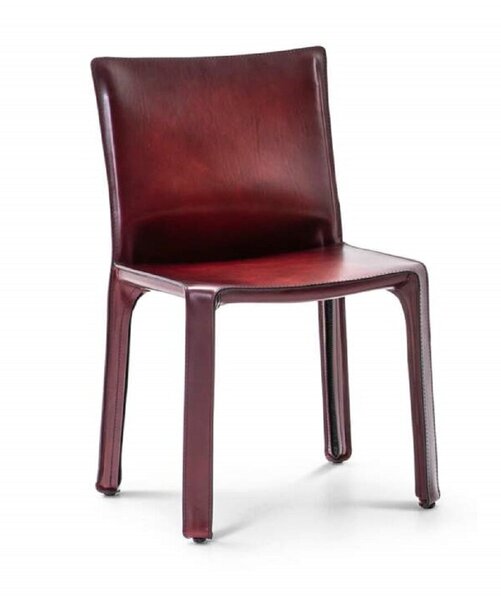 Cab 412 Chaise cœur de cuir plus