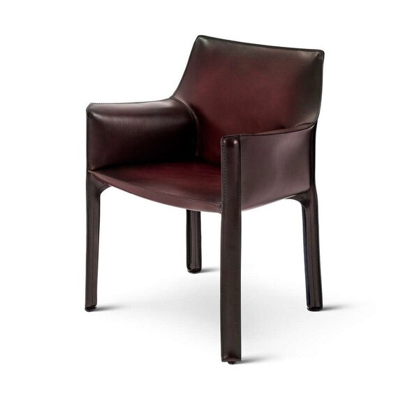 Cab 413 Fauteuil en cuir de noyau plus