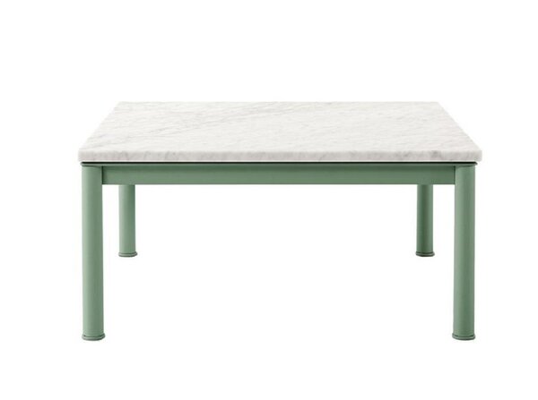 10 Outdoor Couchtisch aus Stahlrohr Quadratisch