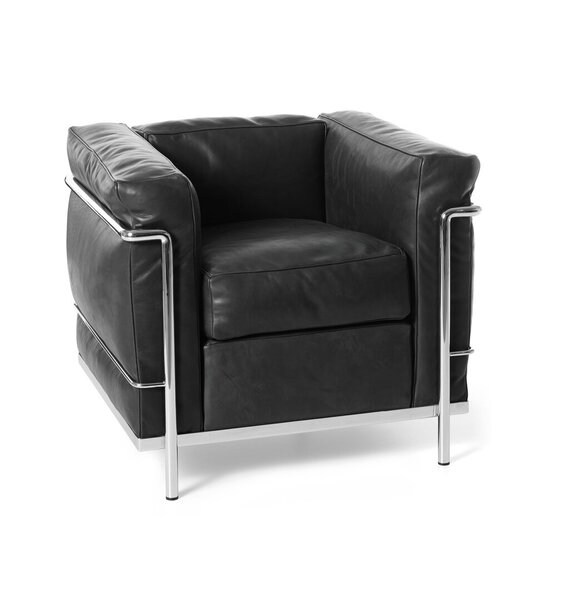 2 Grand Confort petit modèle LC2 Sessel Daunenpolsterung