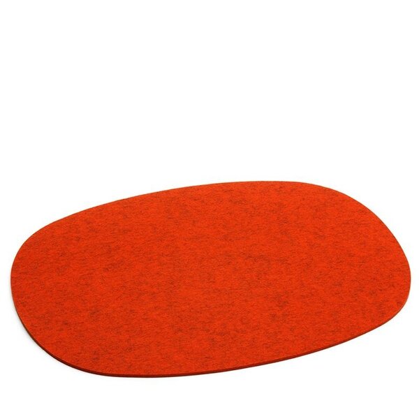 Tischset Filz 4-teilig oval 5 mm in vielen Farben