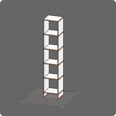 Regale von Tower 1x 5