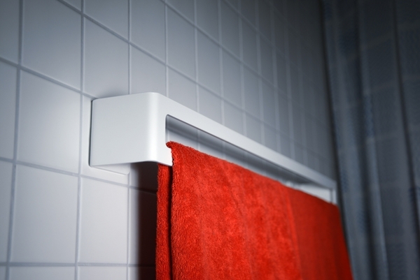 Badetuchstange weiss