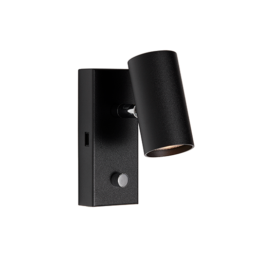 Lagerverkauf: Belid Tyson Wall Lamp Usb Right H190 in schwarz